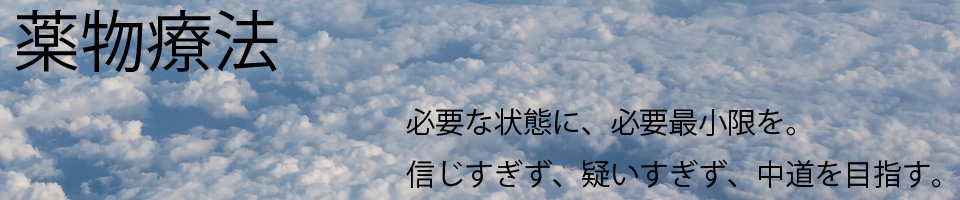薬物療法について:府中こころ診療所